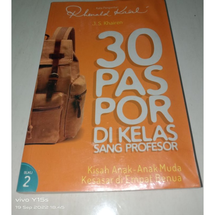 preloved take all buku 30 paspor dikelas sang profesor buku 2 dan buku 1