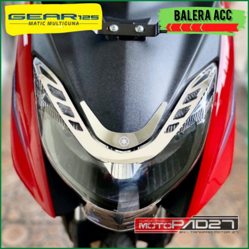 Garnis Garnish Cover Lampu Depan Headlamp Yamaha Mio Gear 125 Premium