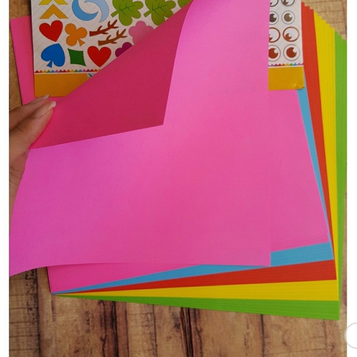 

Senikertas- Origami Kertas Lipat 2 Sisi Double Side 12 X 12 Cm Asturo 12X12 -Kertas-Seni.