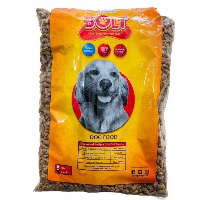 Bolt Dog 1kg Repack Makanan Anjing