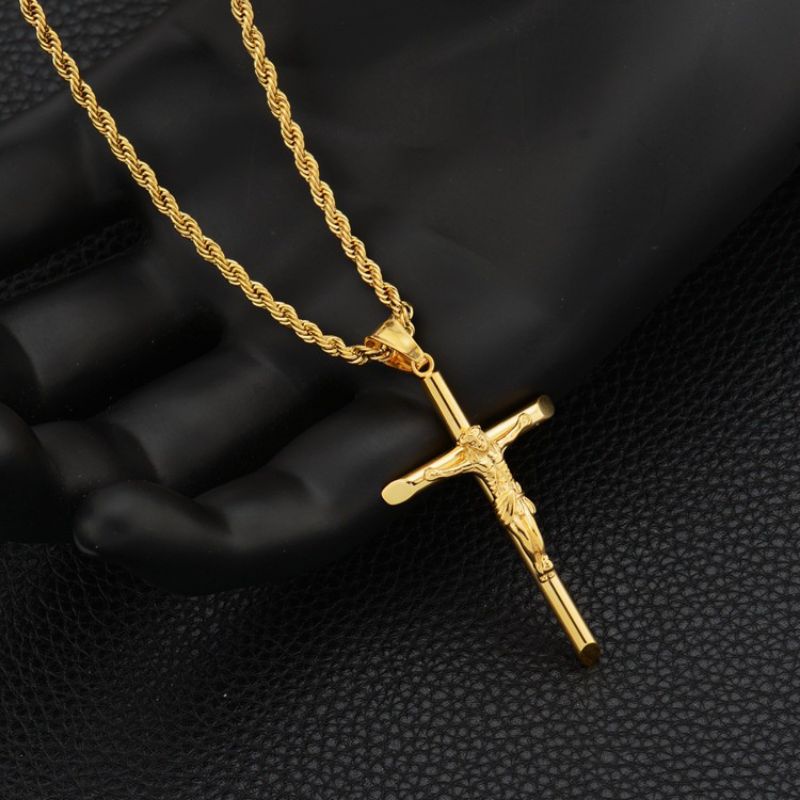 ✓KALUNG TITANIUM GOLD RANTAI TAMBANG BANDUL SALIP