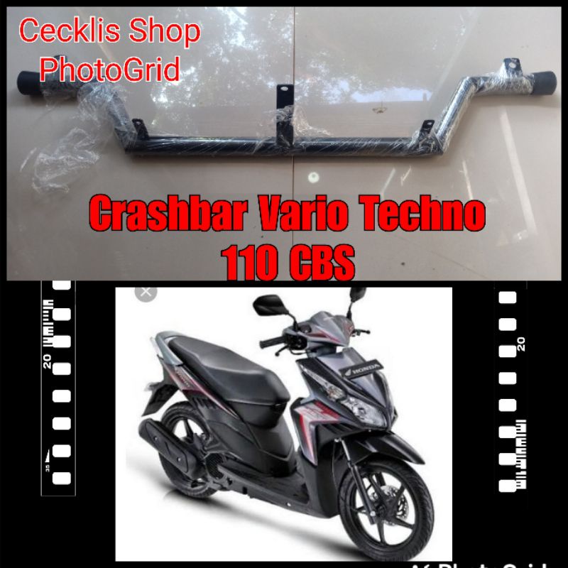 Crashbar Motor Vario Techno 110 CBS Dudukan Lampu Vario Techno 110