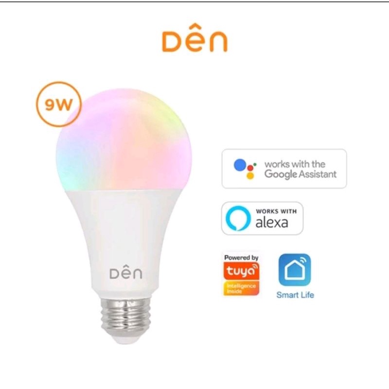 DEN SMART LAMP 9 WATT WIFI RGB WW