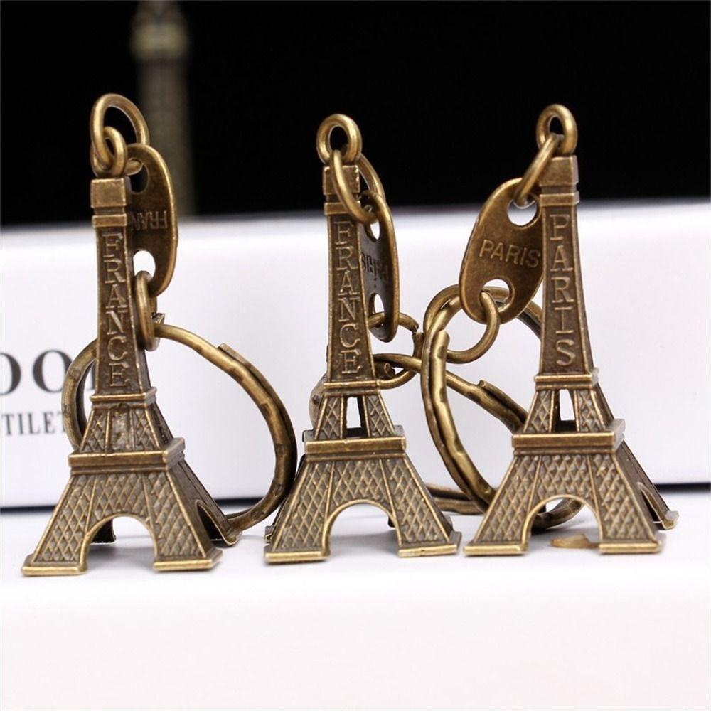 Needway   Gantungan Kunci Menara Eiffel Gadget Pernak Pernik Fashion Hadiah Natal Souvenir Gantungan Kunci Mobil Metal Model Menara Eiffel