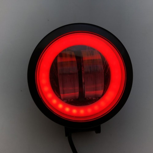 LAMPU SOROT LED MODEL DAYMEKER 2 MATA CREE ANGEL EYE BULAT DAN KOTAK LAMPU TEMBAK 2 LED