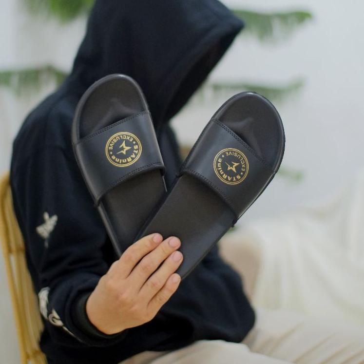 Terpercaya STARnine stsn003 -sandal slide/sandal slop/sandal pria