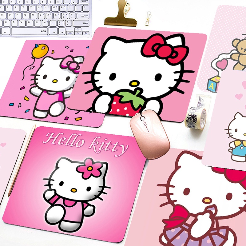 Details about   Sanrio Hello Kitty Computer Mouse Pad Pink Ribbon Hello Kitty 