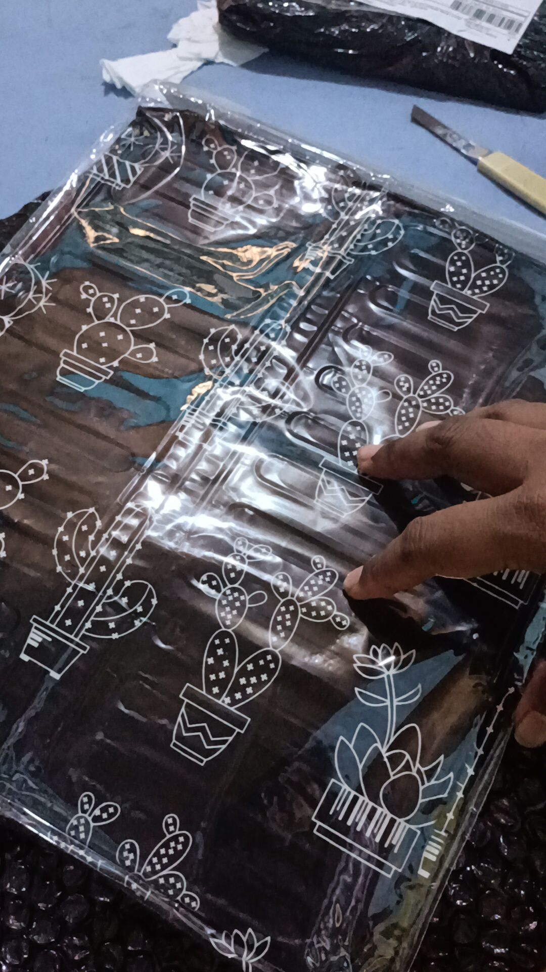 Pelindung Penutup Kompor Aluminium Anti Api Cipratan Minyak Alat Dapur