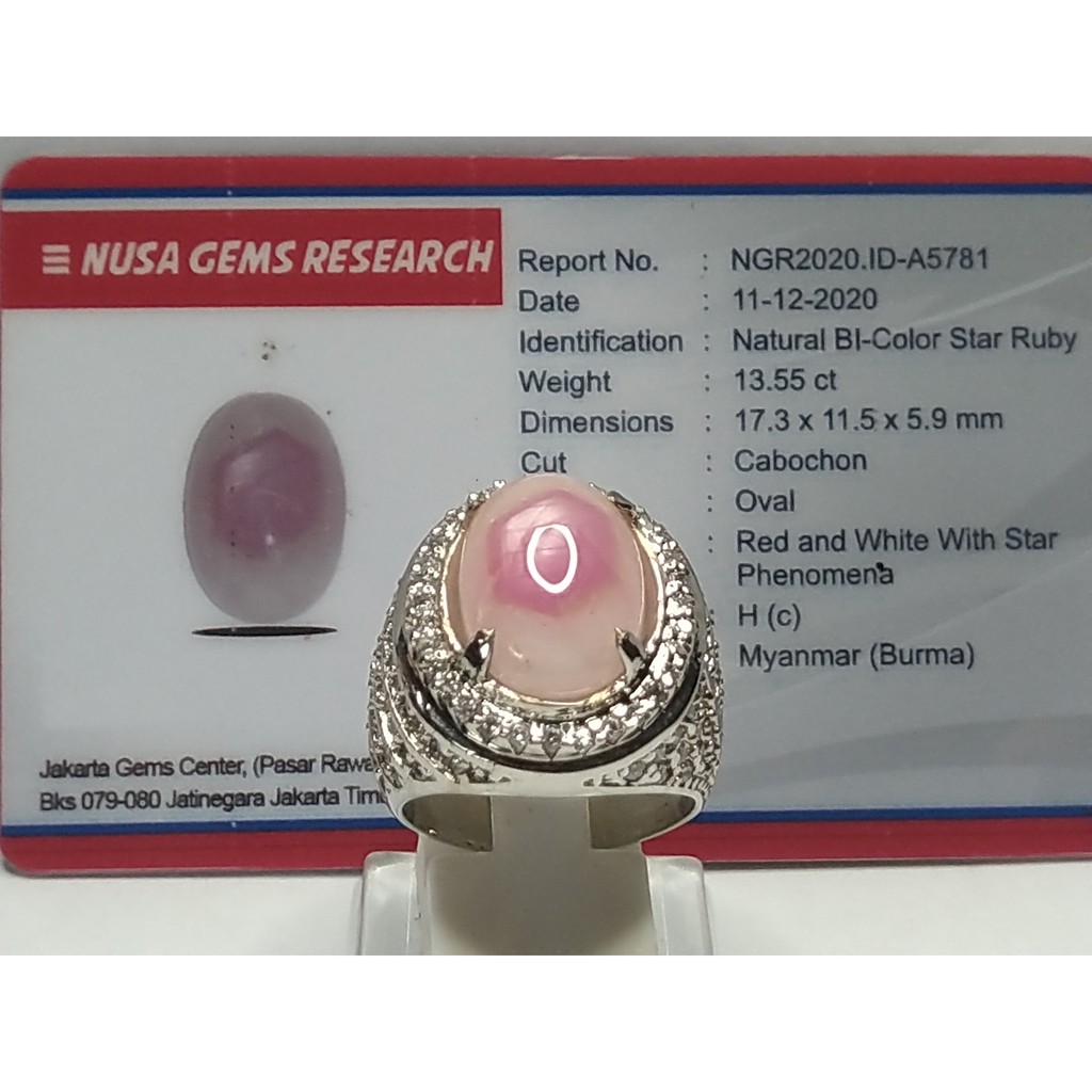 RUBY STAR BIRMA LANGKA BI-COLOR PHENOMENA ANTIK 02