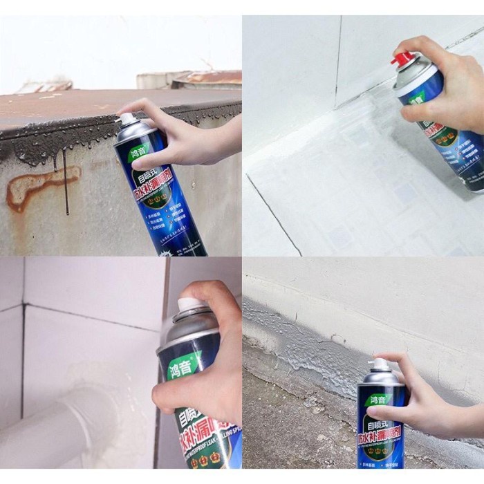 Spraying Waterproof Leak- Feeling Spray Anti Bocor Tahan Air - hitam 700ml