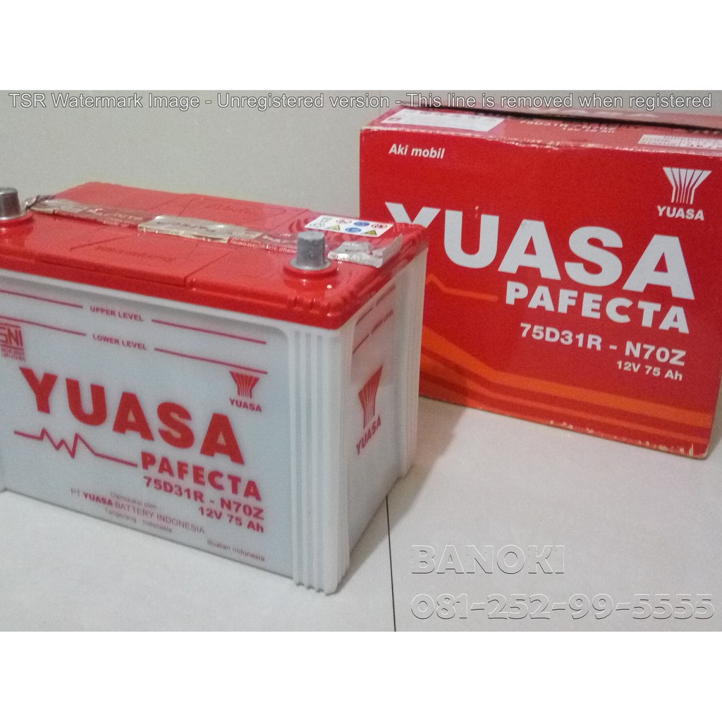 Aki mobil Yuasa N70Z