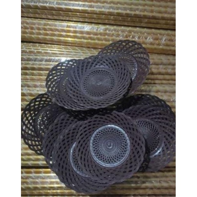 piring rotan 1 lusin