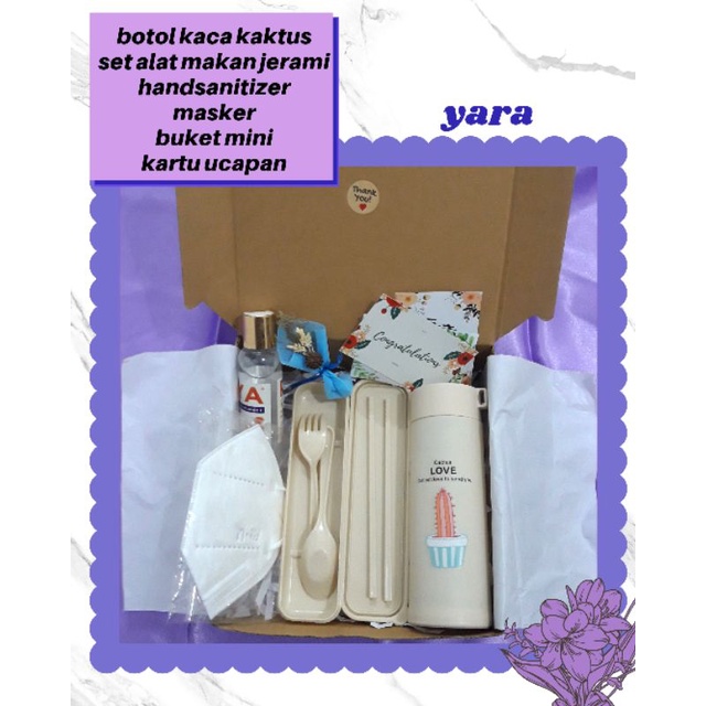 hampers new normal gift box traveling hadiah wisuda ultah hampers tumbler kado cewek cowok