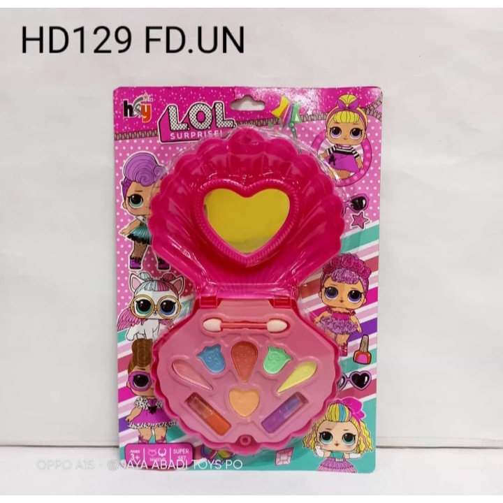 HD 129 - Mainan Make Up Anak LOL Aman Makeup Bisa Dibilas Air Hilang HD129