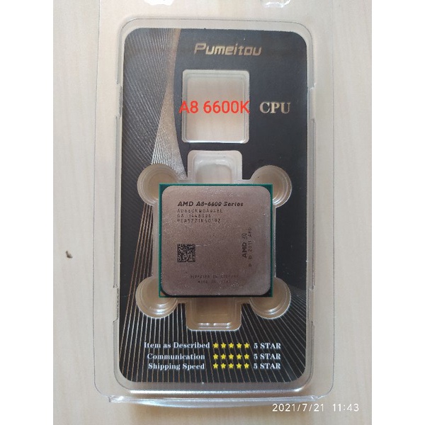 Prosesor AMD FM2 A8-6600K 3.9GHZ GPU Radeon HD 8570D