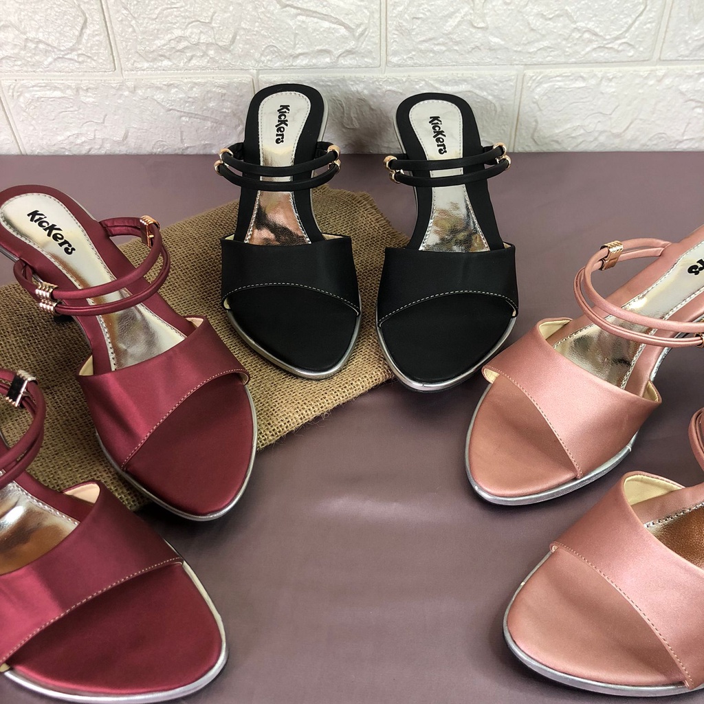 SANDAL SLOP PUTRI HEELS 5 SENDAL CEWEK WANITA PESTA RESEPSI TERBARU MODEL ELSA TERLARIS TERMURAH SANDAL HIGH HEELS WANITA GLITER 5cm HAK LANCIP TERBARU KEKINIAN SENDAL HELS PUMP PEREMPUAN DEWASA SLOP MEWAH ELEGAN TERBARU