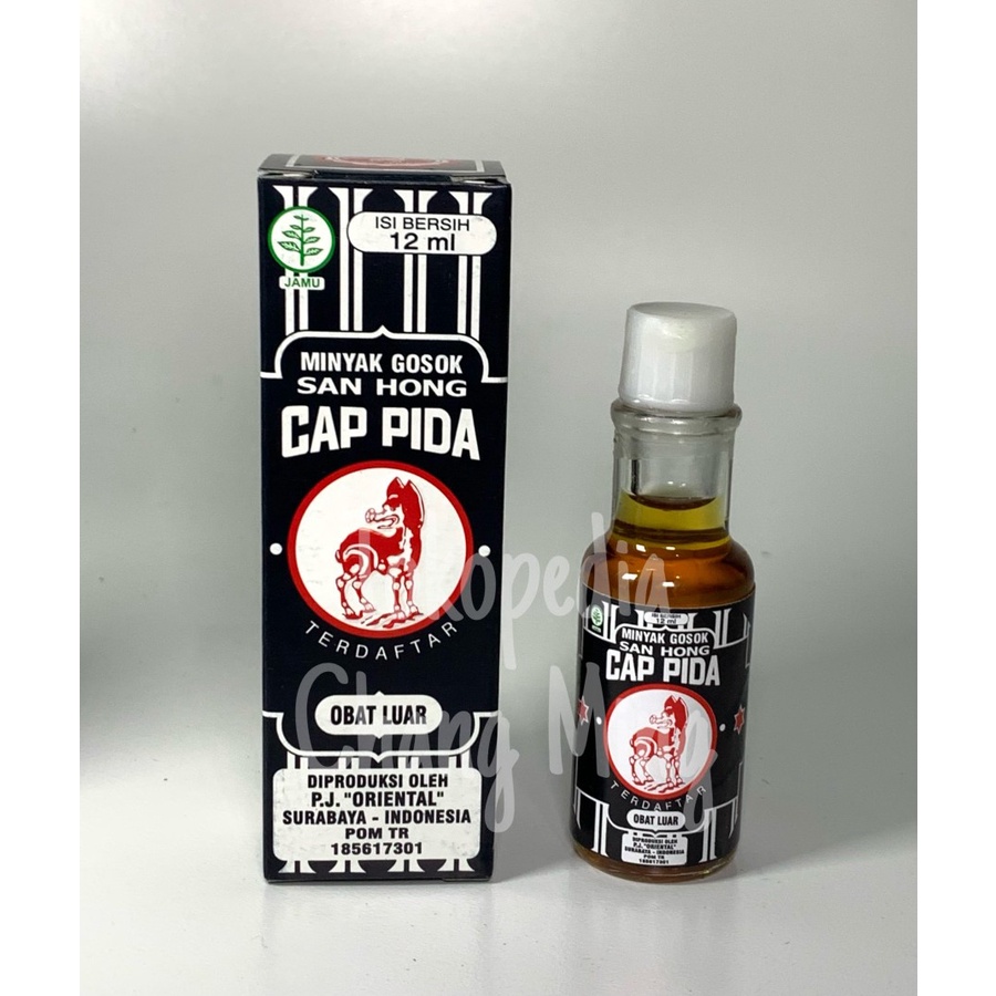 Minyak Gosok San Hong 12 ml / Minyak San Hong Cap Pida