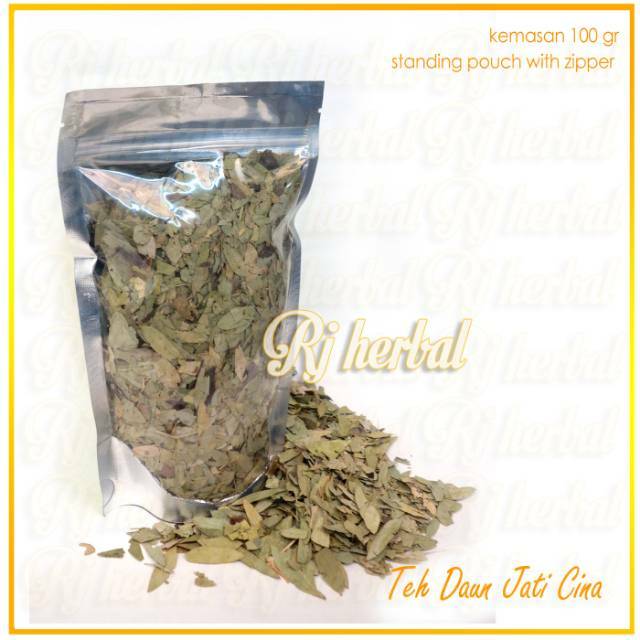 [100 gram]  Teh Daun Jati Cina / Senna leaf - Teh Pelangsing &amp; Detox Alami