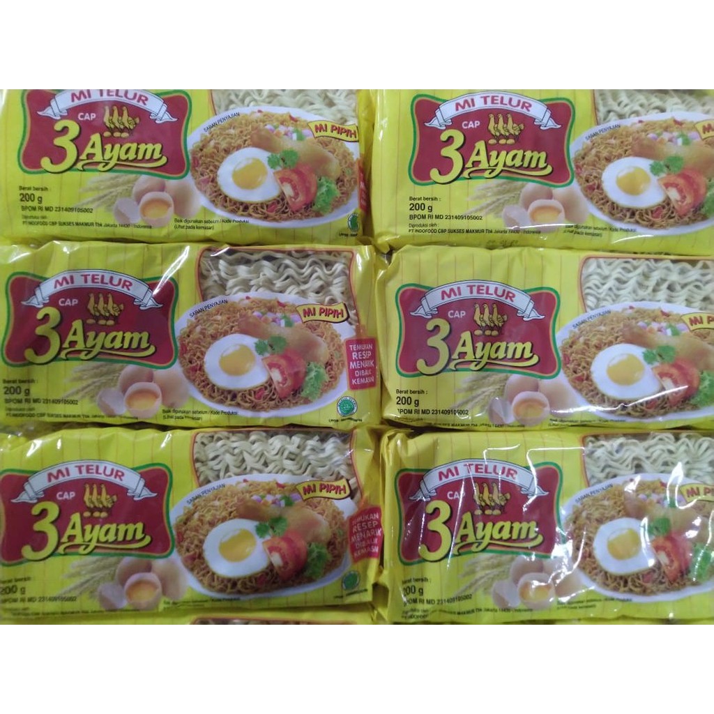 

MI TELUR Cap 3 AYAM 200 gr