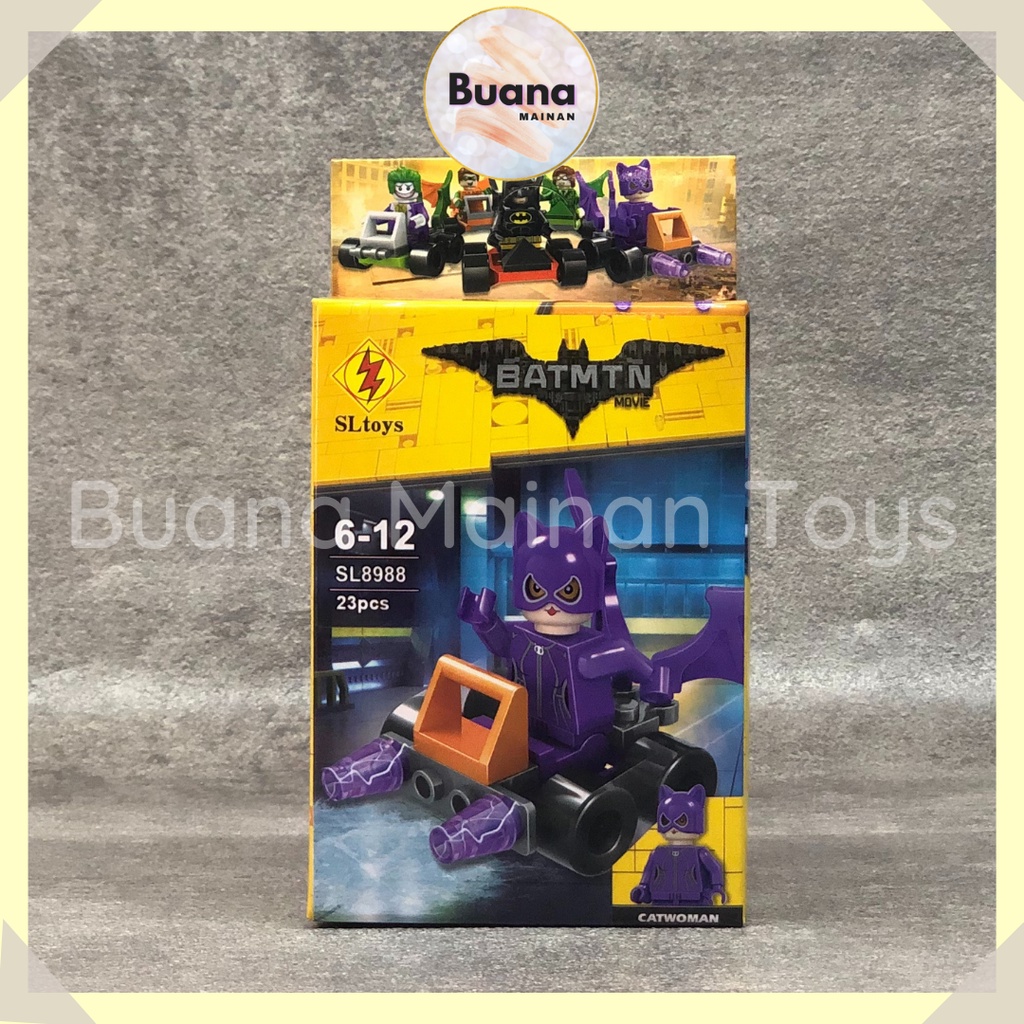 BRICK SLTOYS KARAKTER BATMAN FIGURE MINIATUR SUPER HEROES MAINAN EDUKASI ANAK BRICKS PAHLAWAN BLOCK 8988