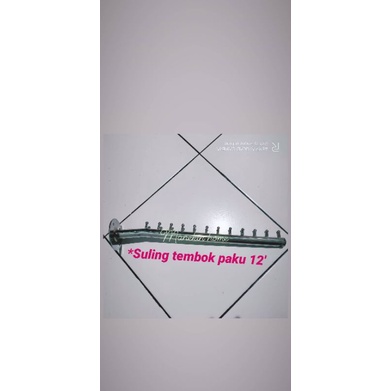 Suling tembok 9paku/Suling tempel tembok/Gantungan tempel tembok