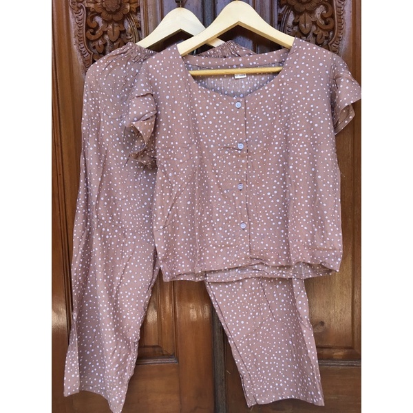 TERMURAH DI SHOPEE! SET CACA BUSUI-Coksu polka