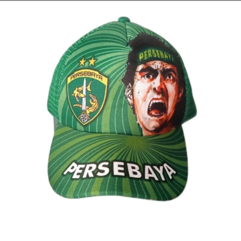 Topi jaring anak Persebaya