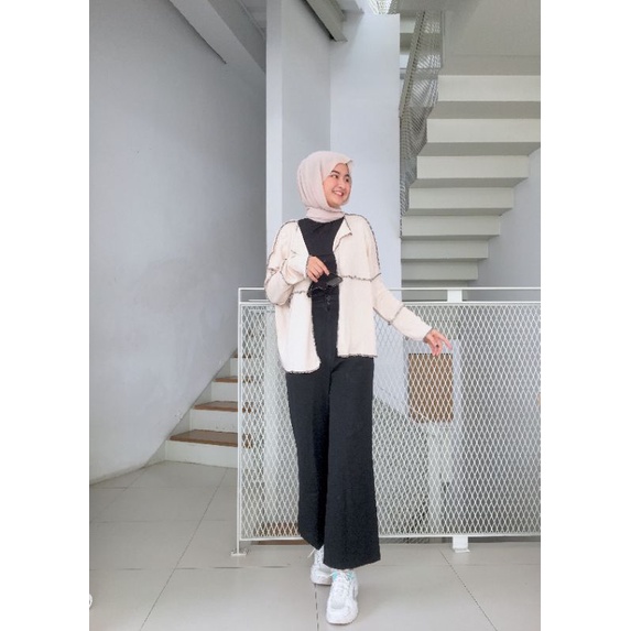 SYILA CARDI - CARDIGAN JAHIT TERBALIK - CARDIGAN WANITA