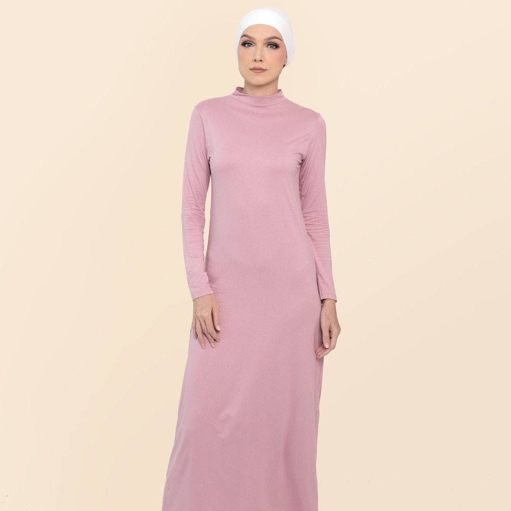 Manset Gamis Terusan TurtleNeck Lengan Panjang JADECLOVER T191