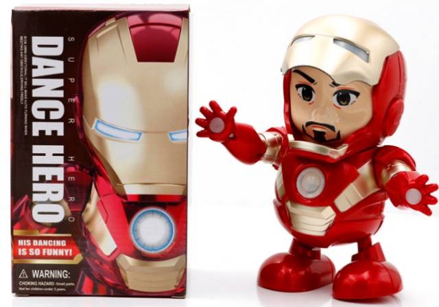 Mainan Anak Dance Robot Hero Character IronMan,Spiderman,Bumble Bee Limited