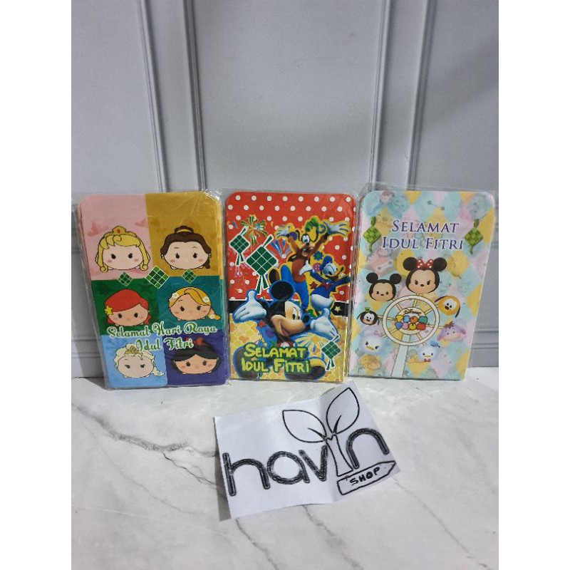 AMPLOP LEBARAN ukuran. M (7cm X 10cm)/ANGPAO IDUL FITRI uk. M-Tsum Mickey