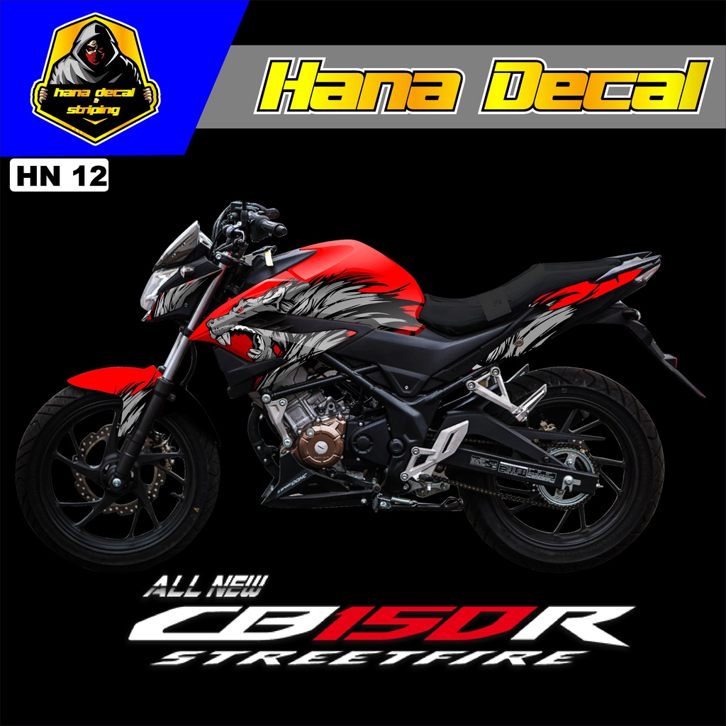 Decal Stiker Variasi Motor Honda CB 150R Streetfire Fullbody KODE 12 Hn Dd Shopee Indonesia