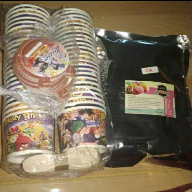 

Paket bubuk es krim 200 gr