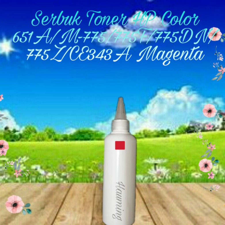 Serbuk Toner HP 651A LaserJet Enterprise 700 M775 M775F M775DN M775Z M 775 CE343A Magenta 1x Isi