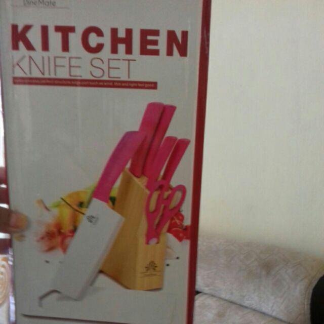 Pisau Dapur Set/ Knife Set/ Kitchen Tools (8 Pcs) -  Dinemate