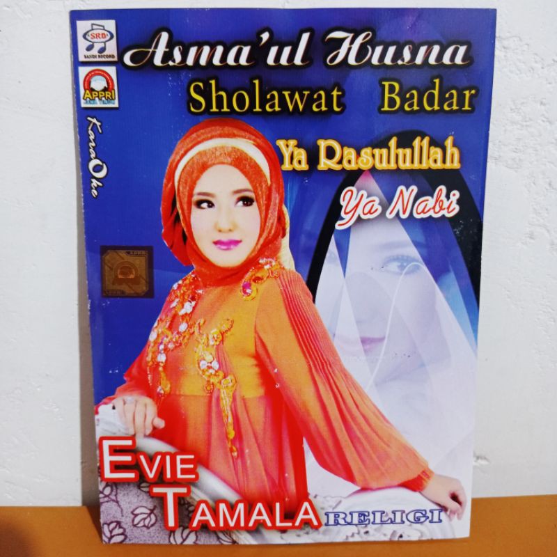 KASET VCD DVD ORIGINAL KARAOKE THE BEST EVIE TAMALA ALBUM RELIGI TERPOPULER