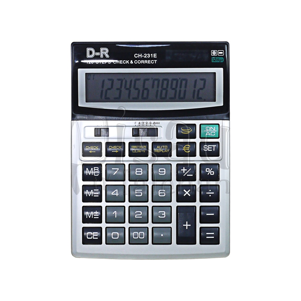 

D-R CH231E Kalkulator 12 Digit
