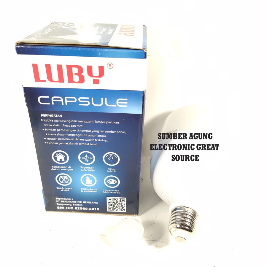 Luby Lampu LED 28W 28 Watt SNI Garansi Super Terang Cahaya Putih 2500L