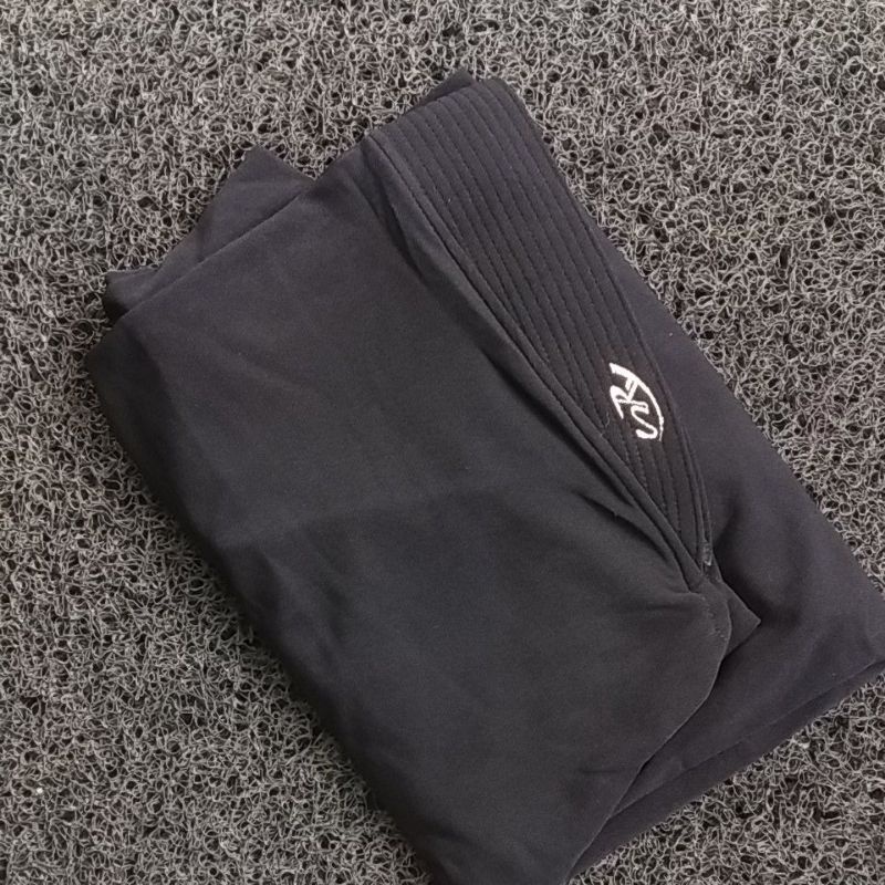 069 JUMBO SYAR'I ORI AREY HIJAB | JILBAB INSTAN KERUDUNG ORIGINAL-Hitam