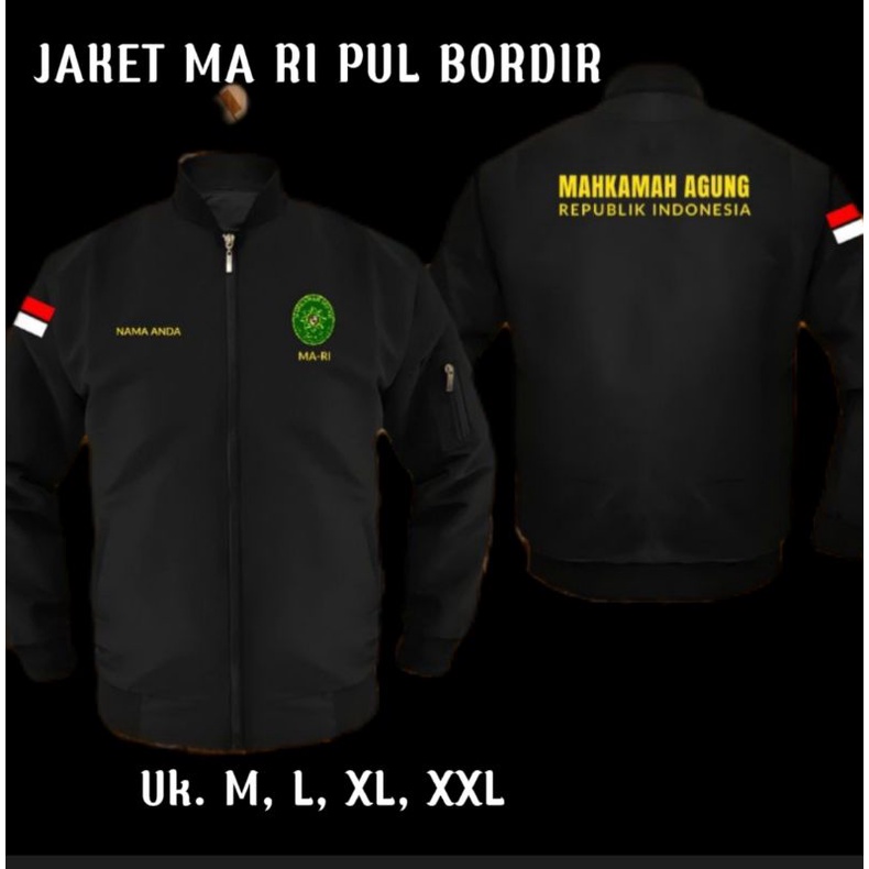 JAKET BOMBER MAHKAMAH AGUNG PUL BORDIR