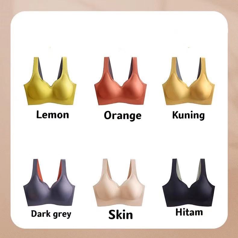 Thai Latex Padded Bra Women Seamless Non-wired Sexy Lace Vest-style Bra Top