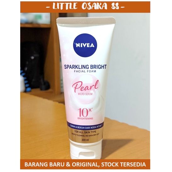 Nivea Sparkling Bright Facial Foam Sabun Cuci Muka Busa 100 ml