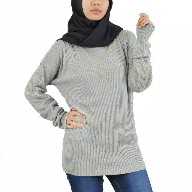 SWEATER RAJUT BOXY ABG PREMIUM ATASAN WANITA