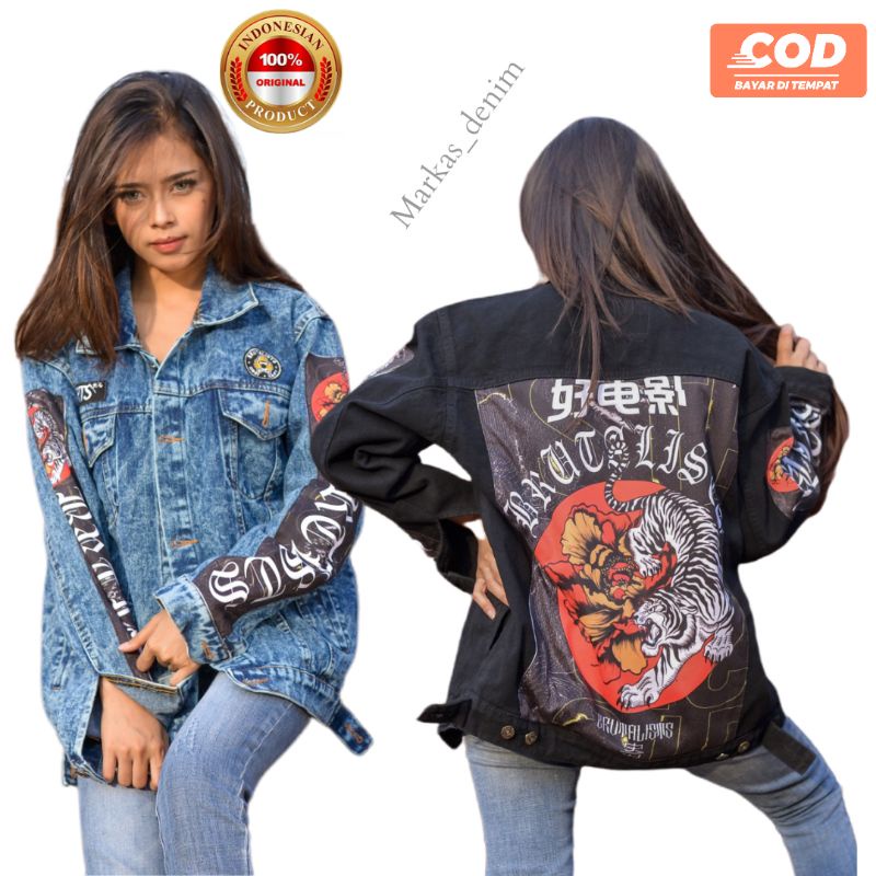 JAKET DENIM BRUTALIST JEANS PRIA WANITA UNISEX /JAKET DEWASA/JAKET LEVIS/JACKET DENIM/JAKET JEANS TE