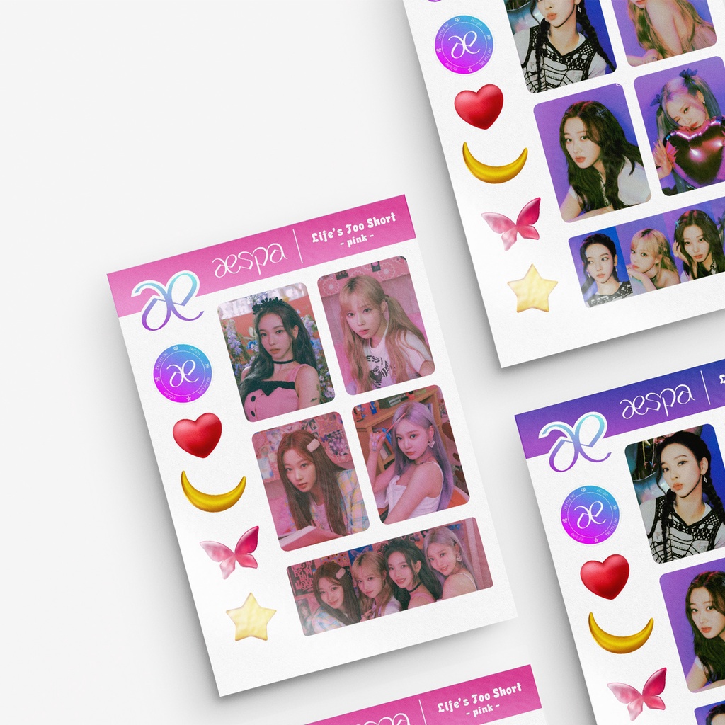 

STIKER KPOP - AESPA LTS