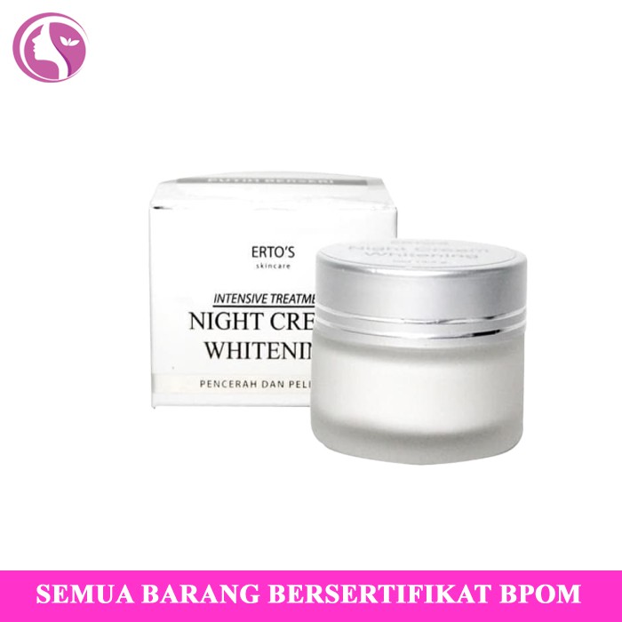 SS237 ERTOS NIGHT CREAM BPOM ORIGINAL KRIM ERTOS MALAM CREAM ERTOS CREAM PEMUTIH WAJAH ERTOS