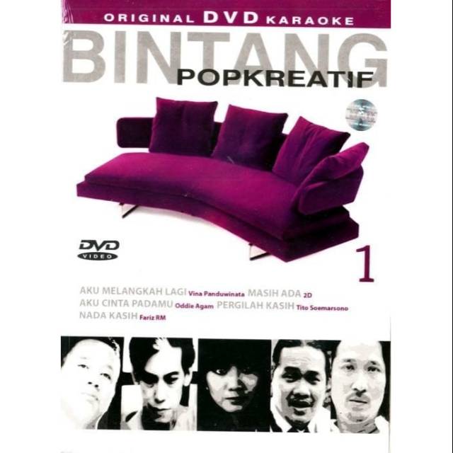 DVD KARAOKE V.A. - BINTANG POP KREATIF VOL.1
