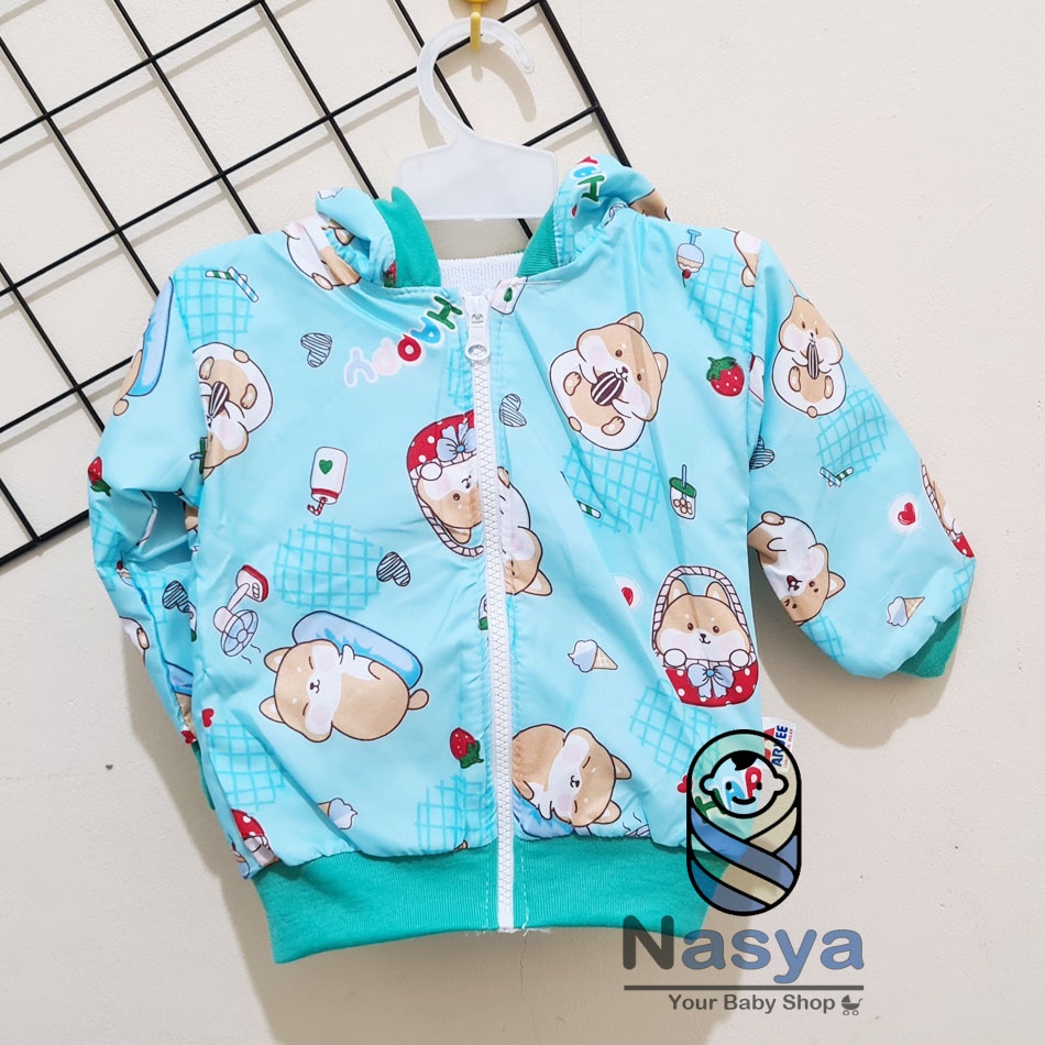 [SH-002] Jaket Bayi / Jaket Anak Keren-hamster - biru