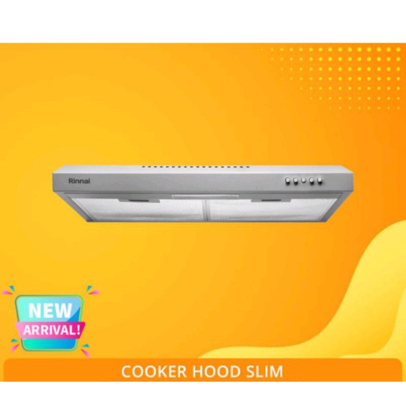 Cooker Hood Slim Series Rinnai RH S1857 PSW / Rinnai RH 127 SS / 70cm Stainless