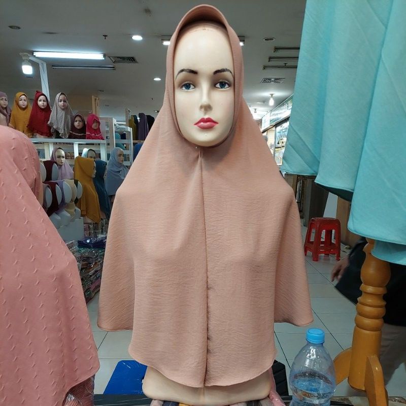 JILBAB BERGO KRINGKEL AIRFLOW ZAYBA L PET DAN SIRIA  BY SAMUIK COLLECTION